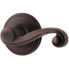 Kwikset Lido Interior Passage Door Handle, Lever For Closet and Hallway Doors, Reversible Non-Locking Handle Lever, Venetian Bronze, with Microban Protection(Pack of 1)