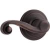 Kwikset Lido Interior Passage Door Handle, Lever For Closet and Hallway Doors, Reversible Non-Locking Handle Lever, Venetian Bronze, with Microban Protection(Pack of 1)